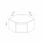 Hanah Home Armario Kale White - 2305 Blanco